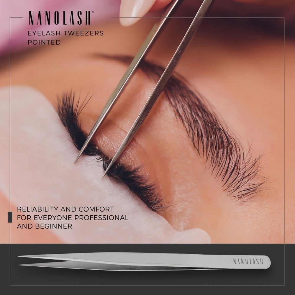 Nanolash Eyelash Tweezers Pointed — image 3