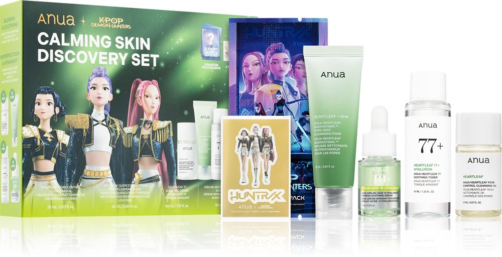 Anua K-Pop Demon Hunters Calming Skin Discovery Set — foto 1