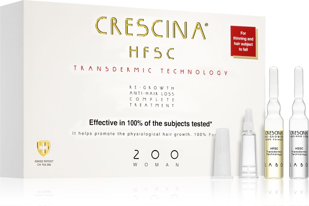Crescina Transdermic 200 Re-Growth and Anti-Hair Loss Trajtim i Plotë — foto 1