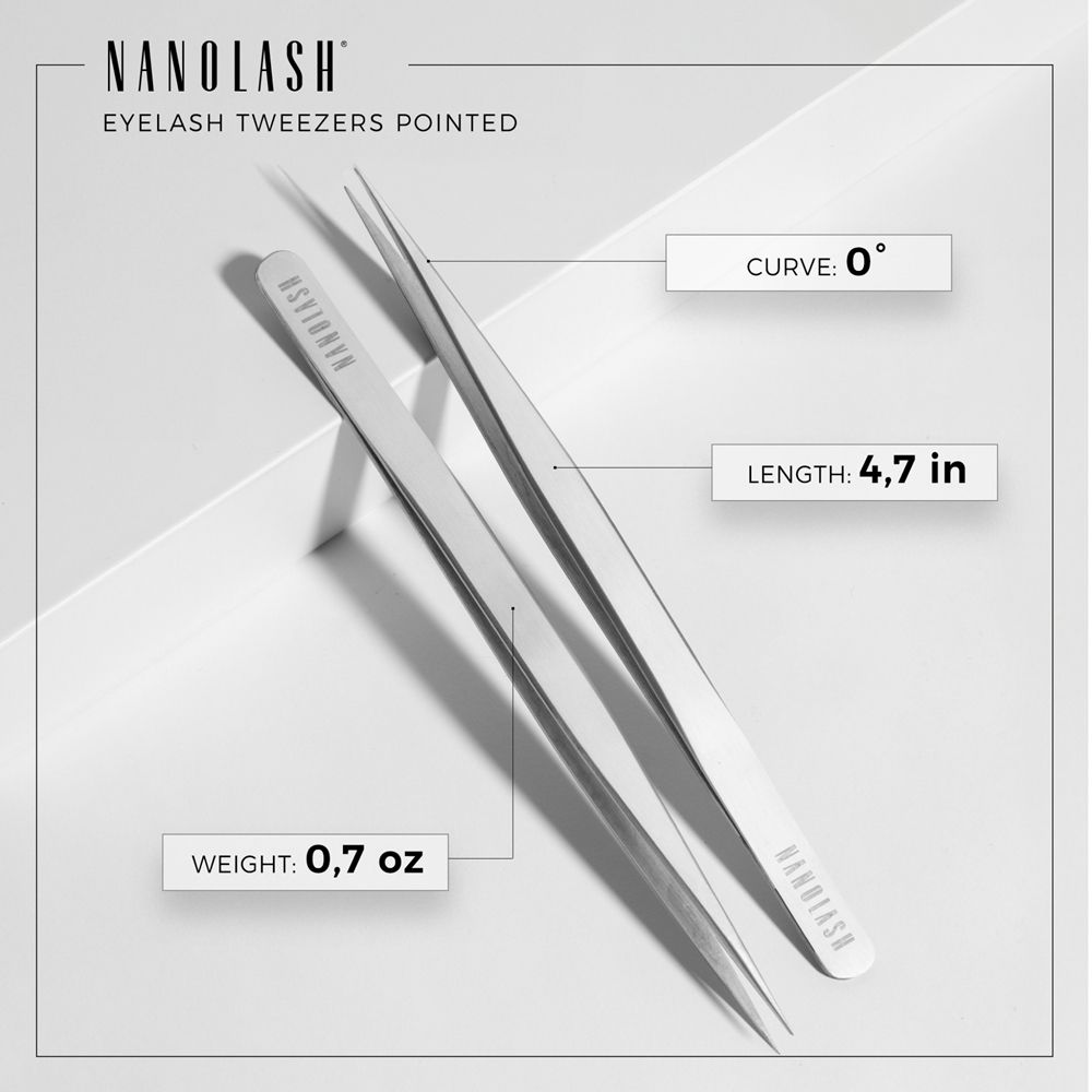 Nanolash Eyelash Tweezers Pointed — image 5