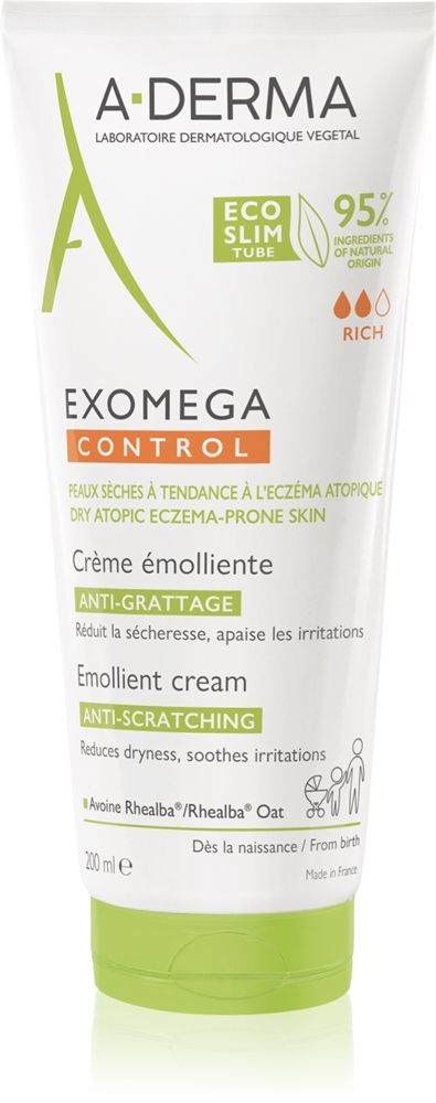 A-Derma Exomega Control Emollient Cream — image 1